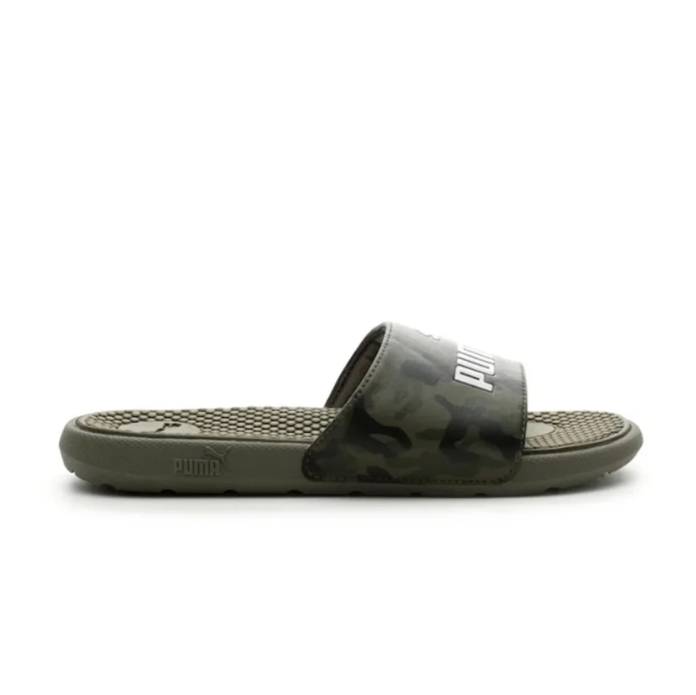 NWT Cool Cat Camo Slide Sandal Green Camouflage Kids Size 11